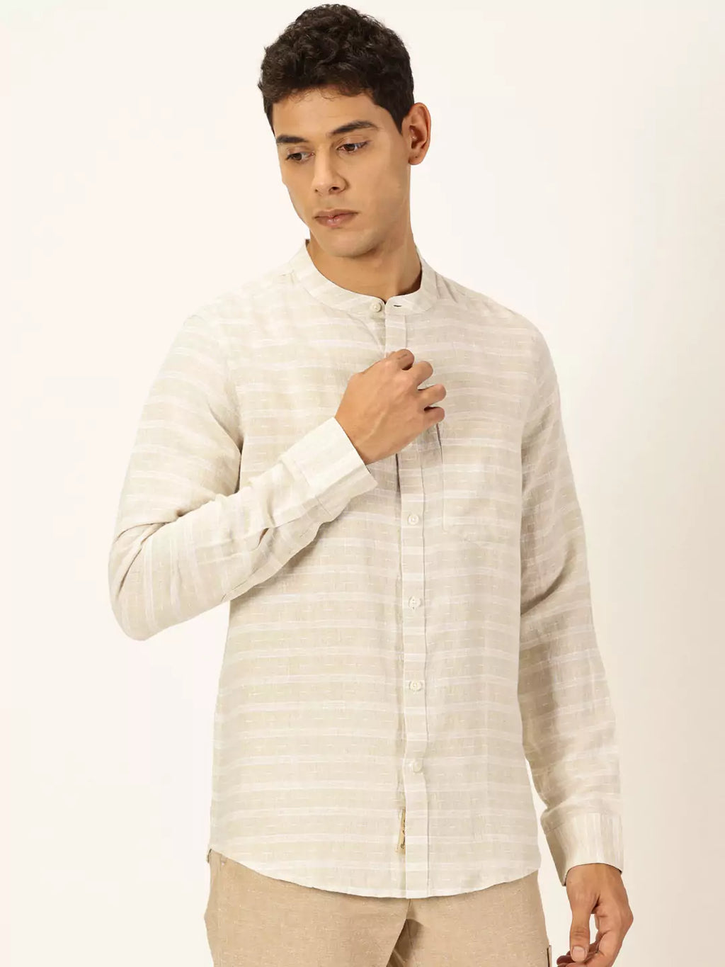 Thomas Scott Men Premium Linen Casual Shirt