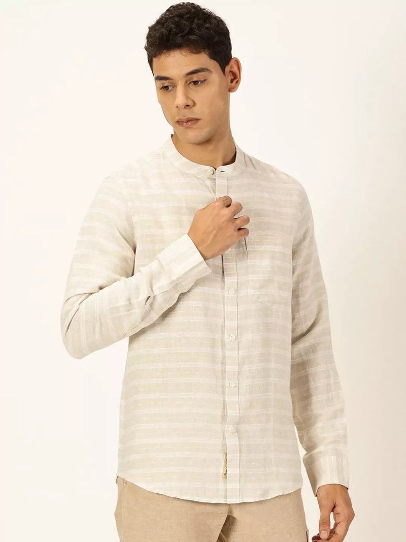 Thomas Scott Men Premium Linen Casual Shirt