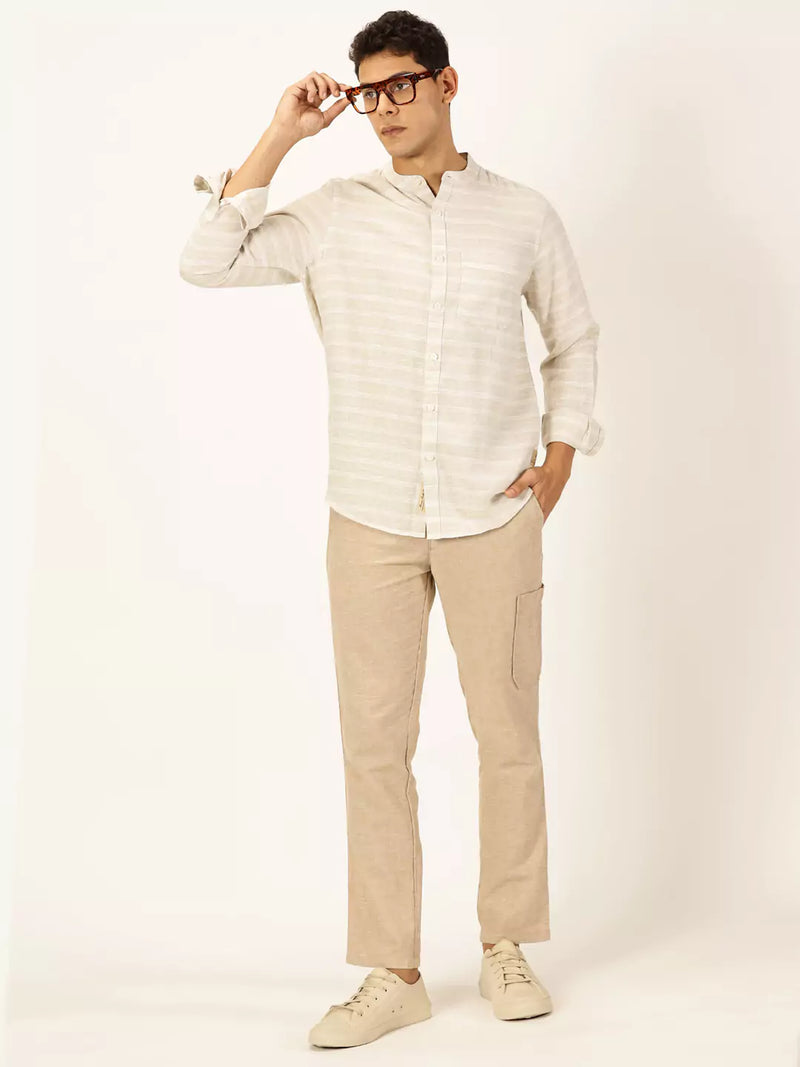Thomas Scott Men Premium Linen Casual Shirt