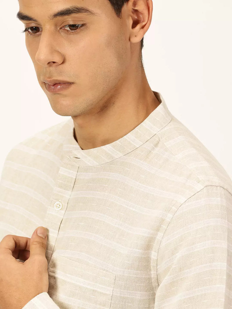 Thomas Scott Men Premium Linen Casual Shirt