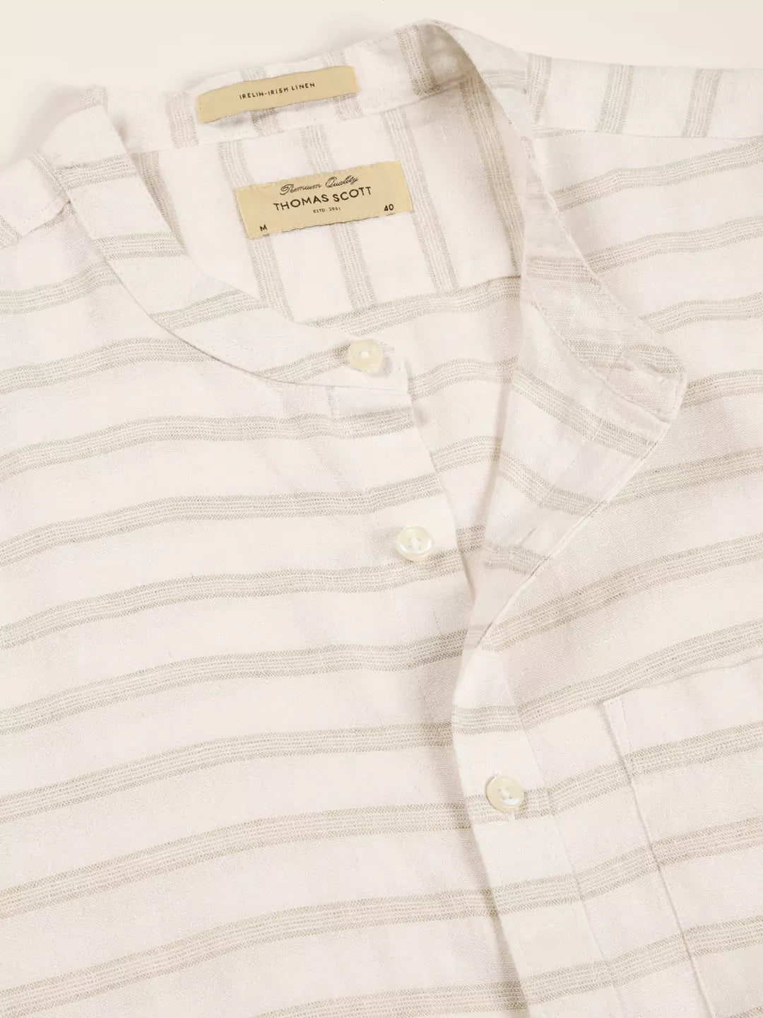 Thomas Scott Men Premium Linen Casual Shirt