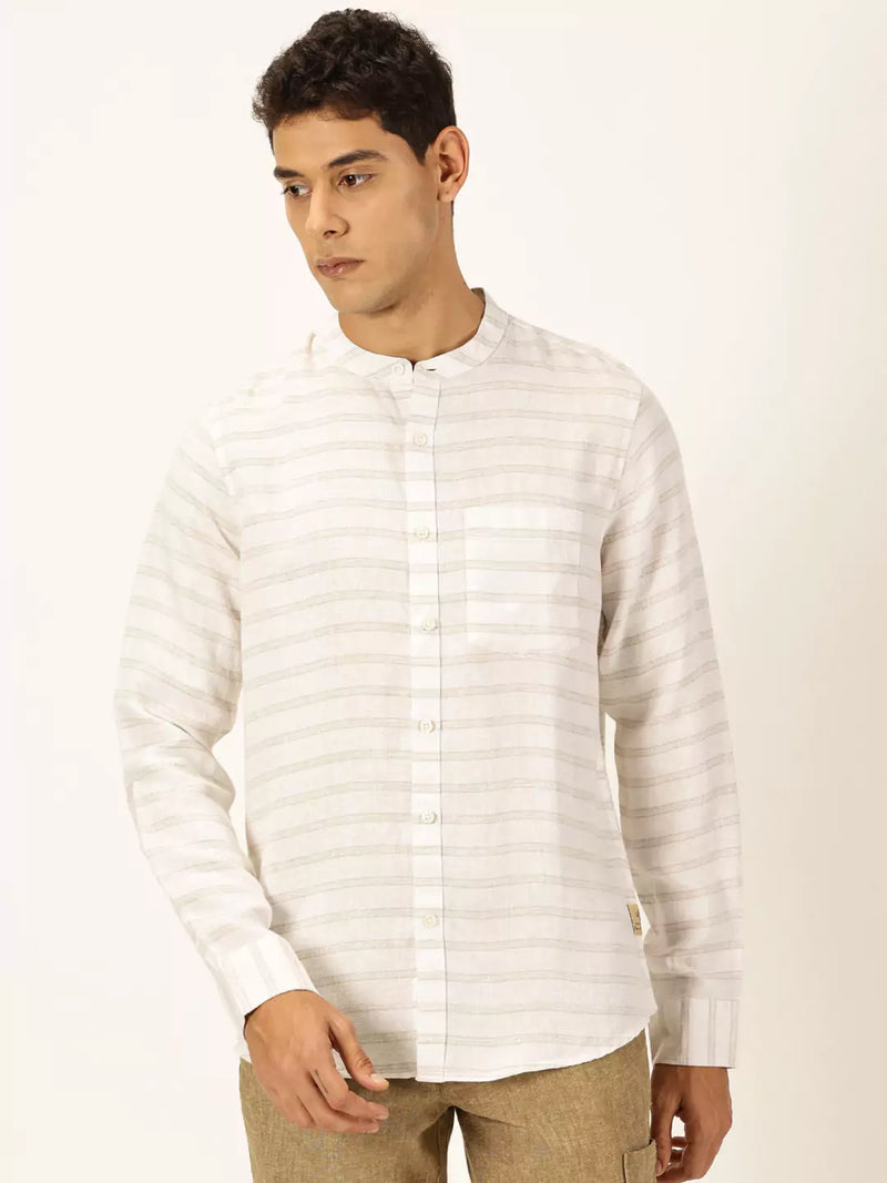 Thomas Scott Men Premium Linen Casual Shirt