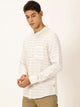 Cream Premium Linen Casual Shirt For Men