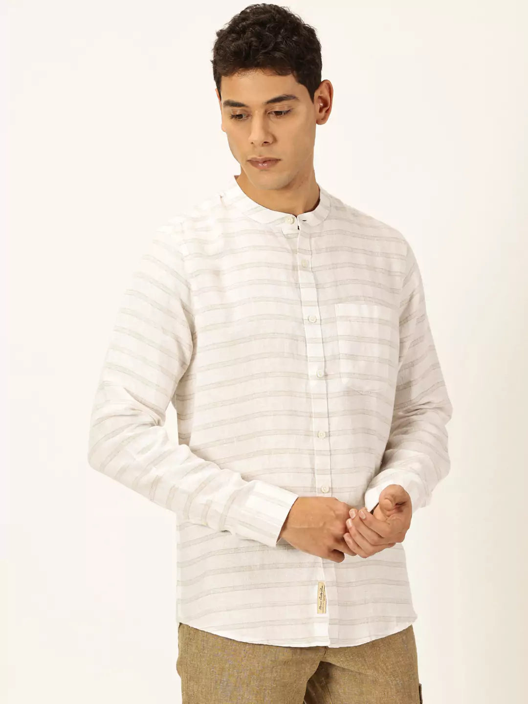 Thomas Scott Men Premium Linen Casual Shirt