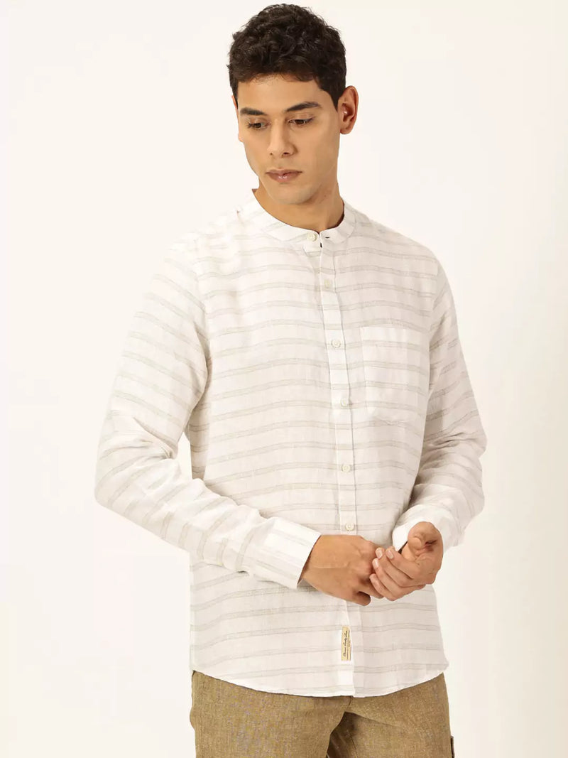 Thomas Scott Men Premium Linen Casual Shirt
