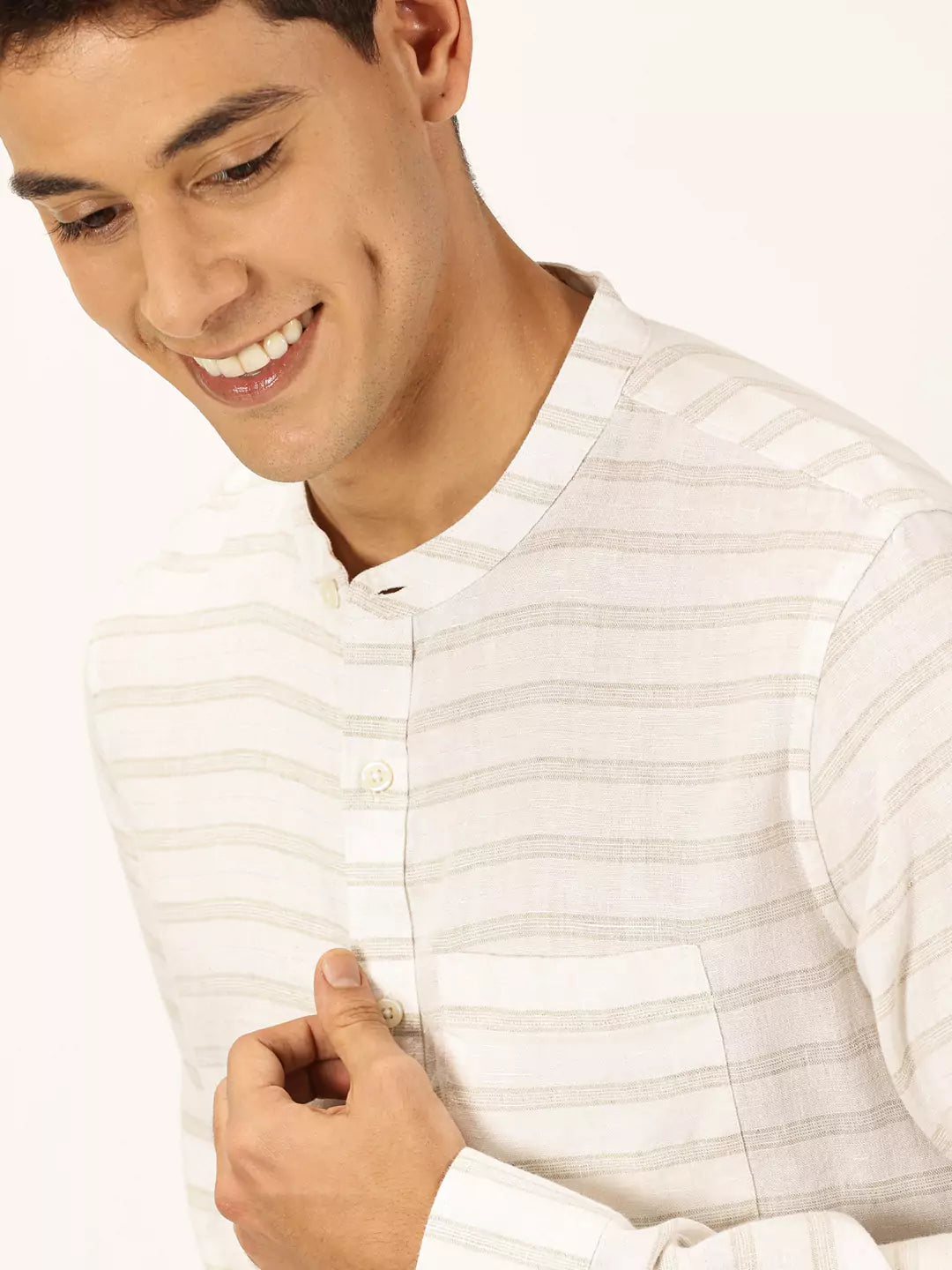 Thomas Scott Men Premium Linen Casual Shirt