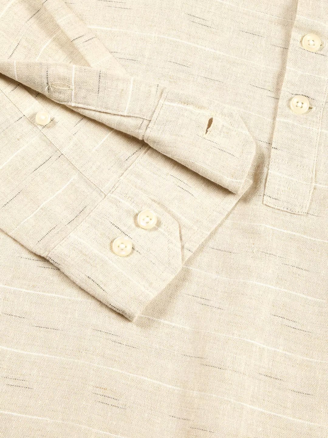 Thomas Scott Men Premium Linen Slim Fit Opaque Casual Shirt