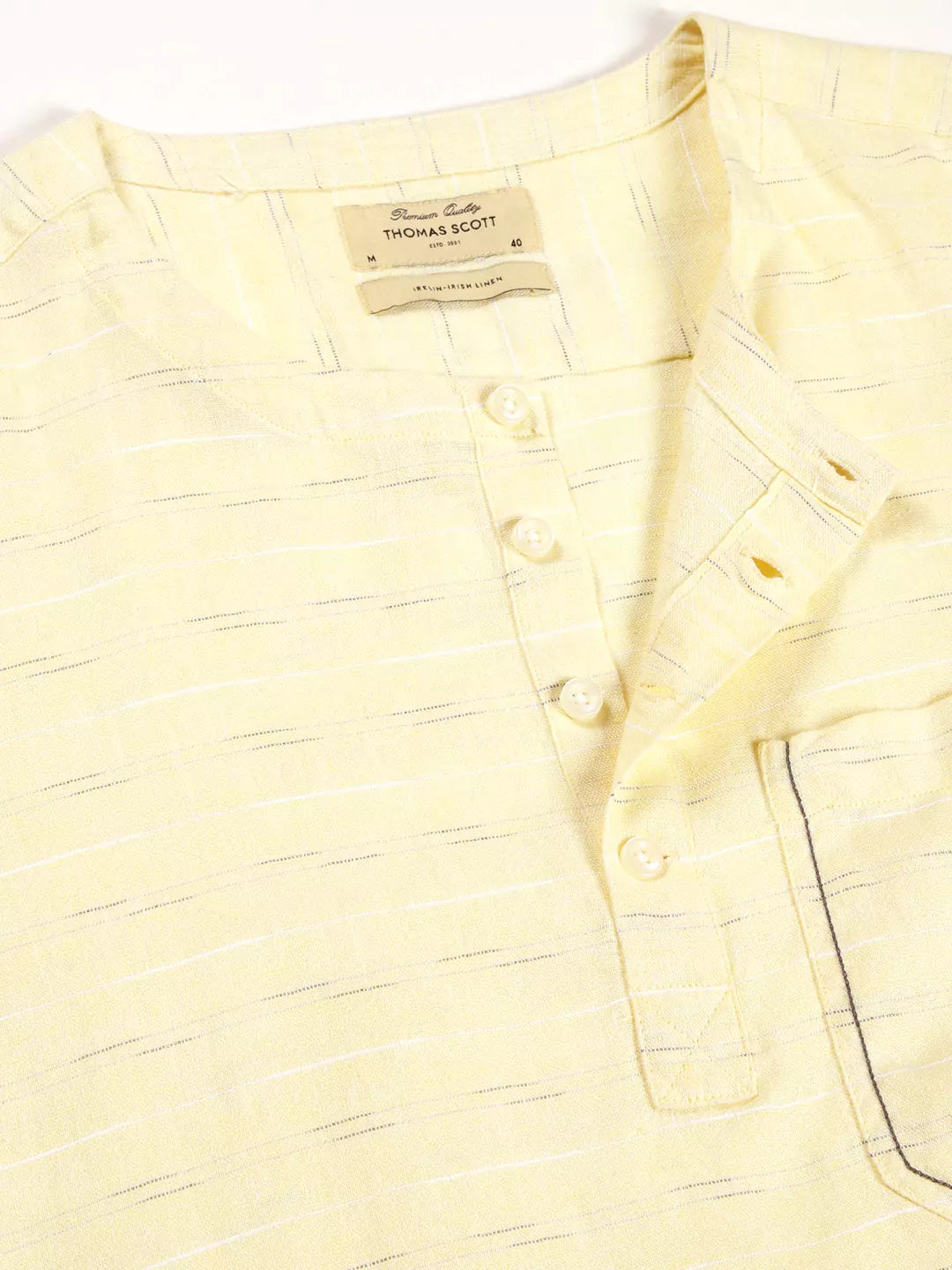 Thomas Scott Men Premium Linen Casual Shirt
