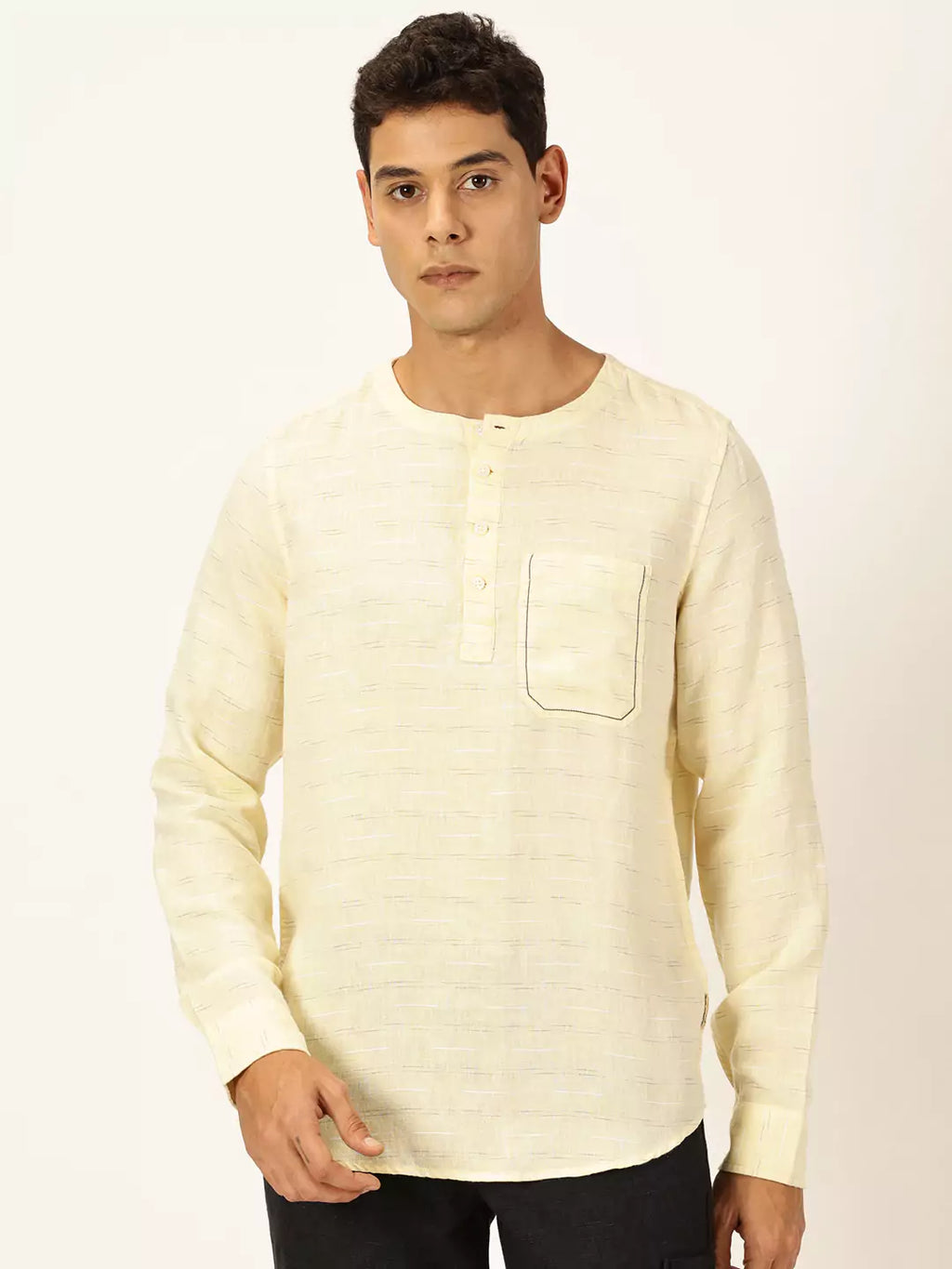 Thomas Scott Men Premium Linen Casual Shirt
