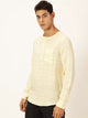Yellow Premium Linen Casual Shirt For Men