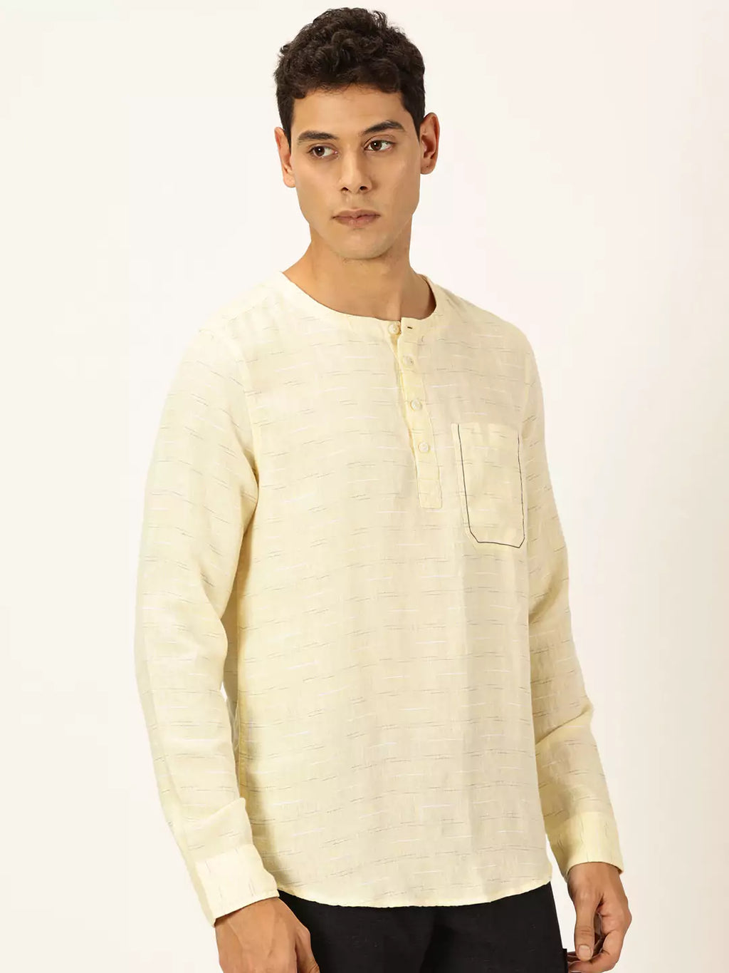 Thomas Scott Men Premium Linen Casual Shirt