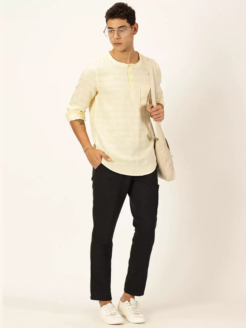 Thomas Scott Men Premium Linen Casual Shirt