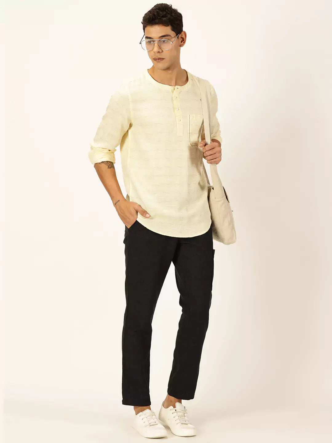 Thomas Scott Men Premium Linen Casual Shirt