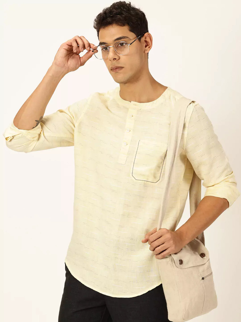 Thomas Scott Men Premium Linen Casual Shirt