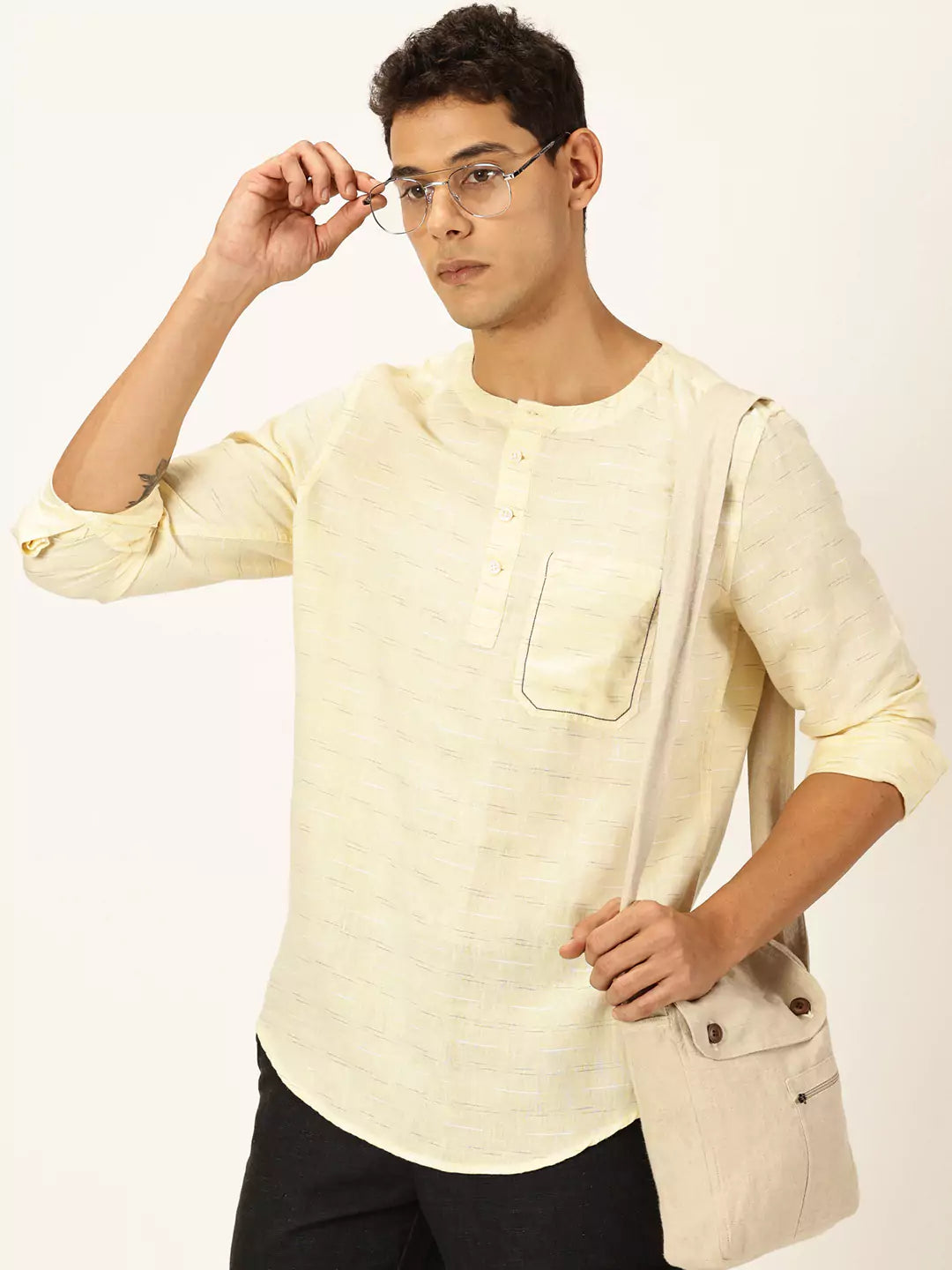 Thomas Scott Men Premium Linen Casual Shirt