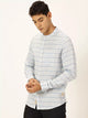 Blue Premium Cotton Linen Casual Shirt For Men