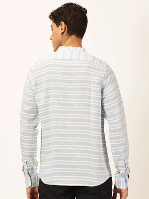 Thomas Scott Men Premium Cotton Linen Casual Shirt