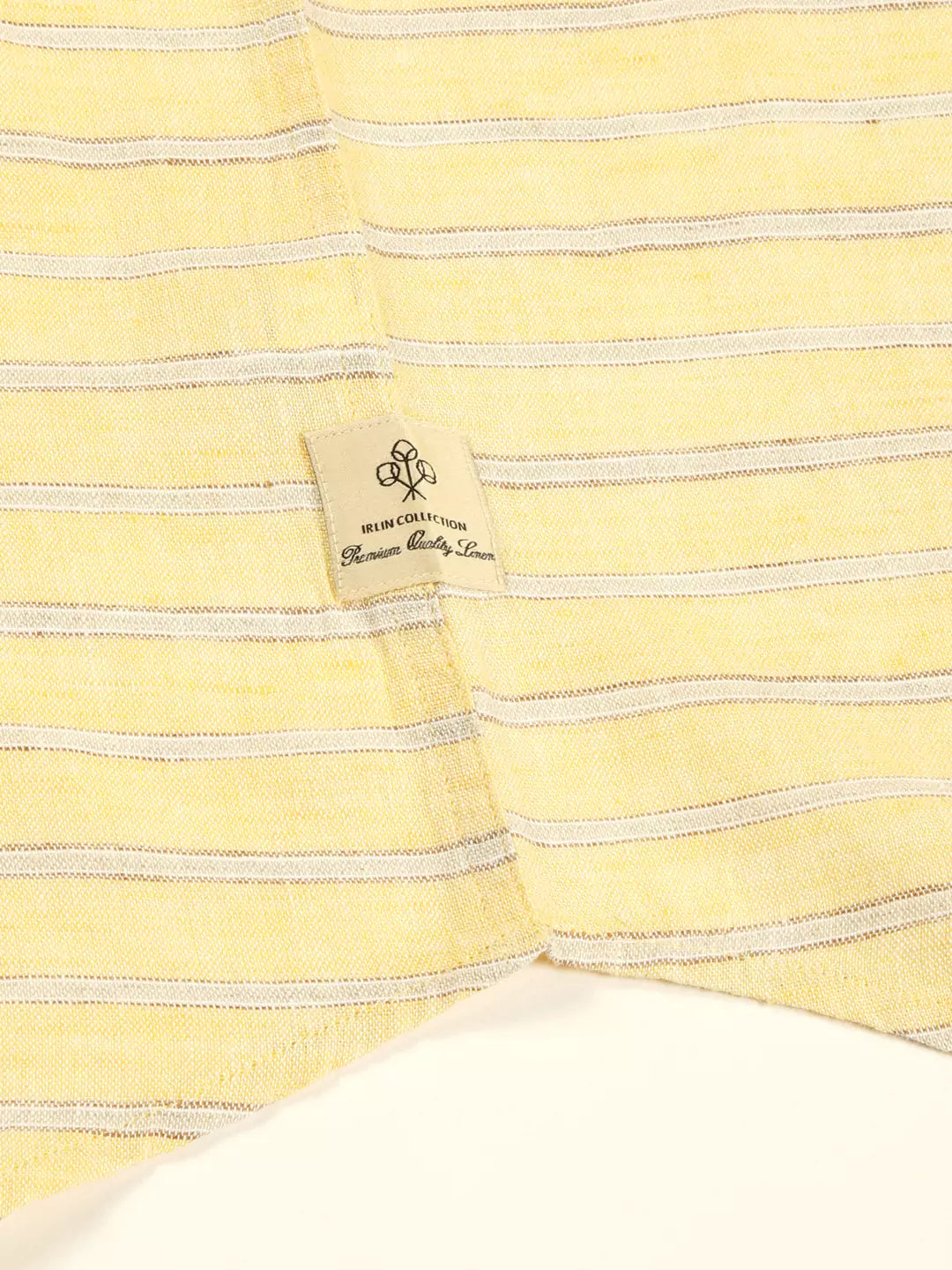 Thomas Scott Men Premium Linen Slim Fit Striped Casual Shirt