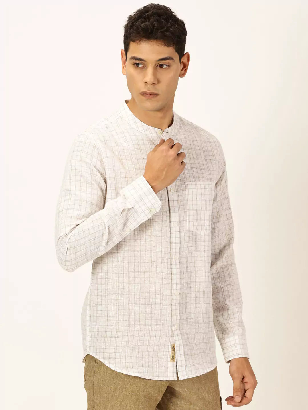 Thomas Scott Men Premium Linen Casual Shirt
