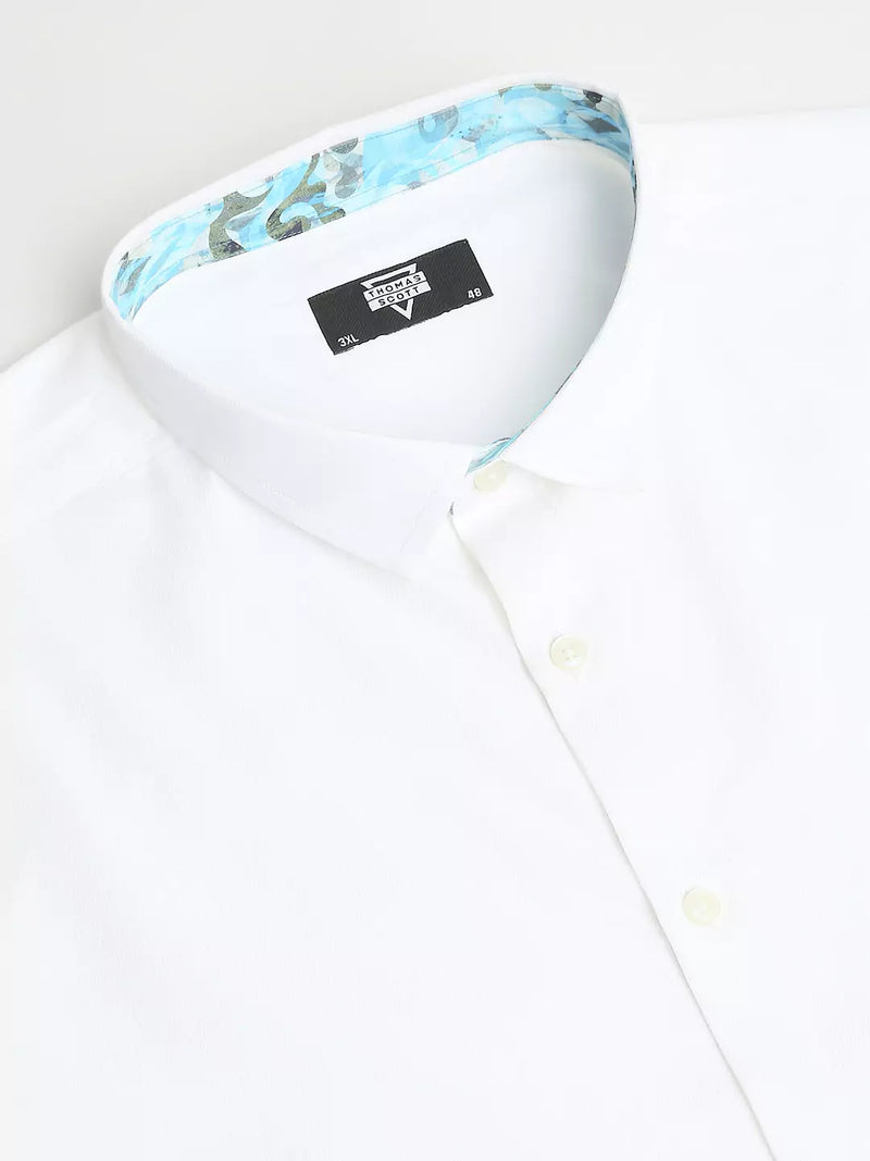Thomas Scott Men Premium Opaque Cotton Formal Shirt