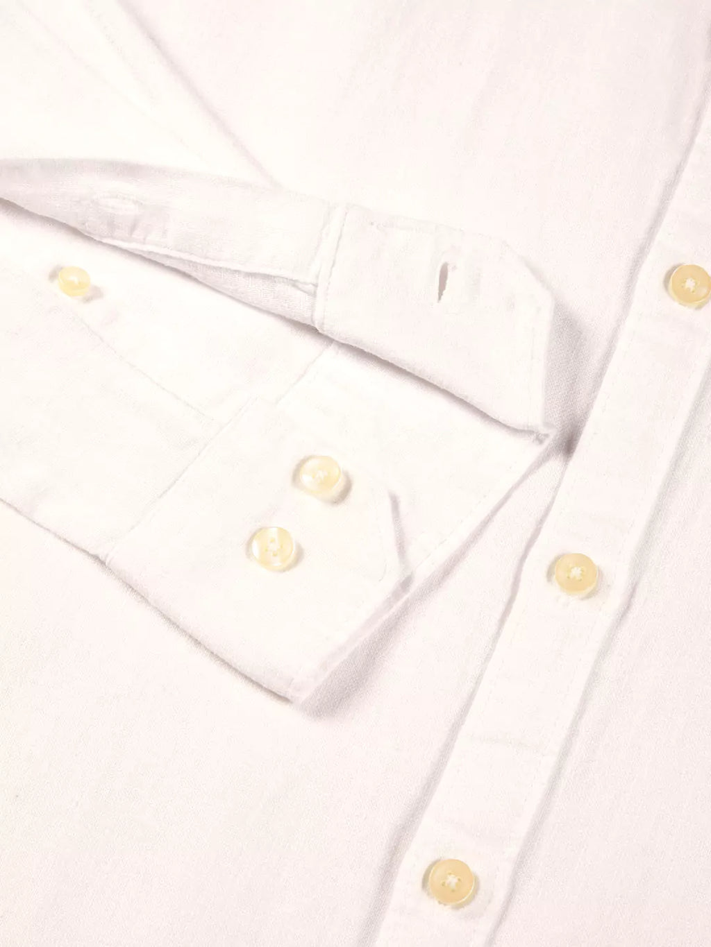 Thomas Scott Men Premium Cotton Linen Slim Fit Opaque Casual Shirt