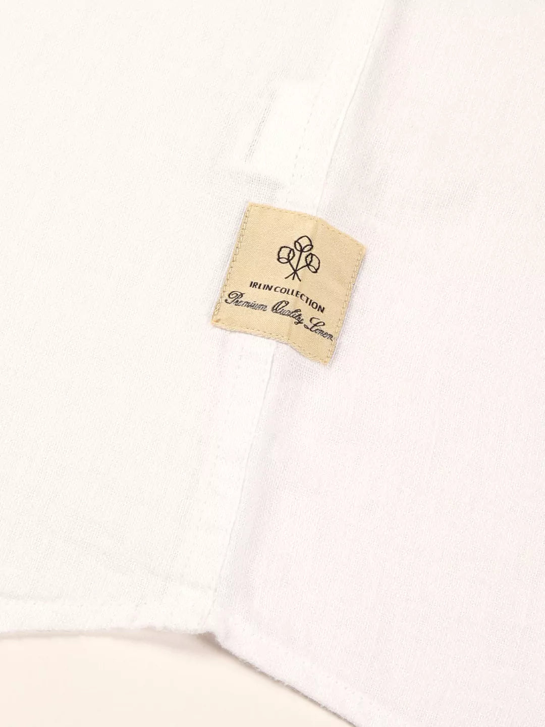 Thomas Scott Men Premium Cotton Linen Slim Fit Opaque Casual Shirt