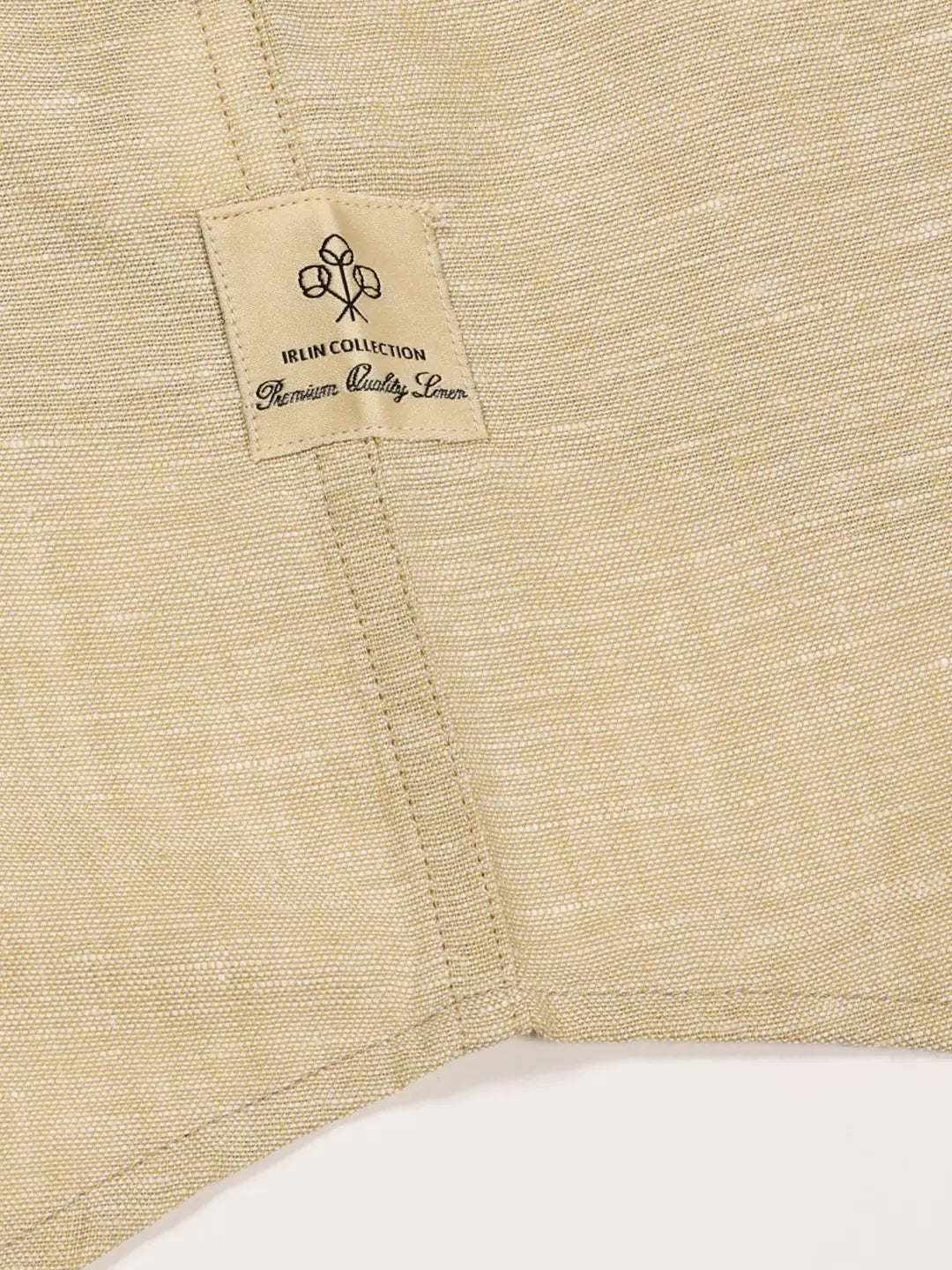 Thomas Scott Men Premium Cotton Linen Slim Fit Opaque Casual Shirt
