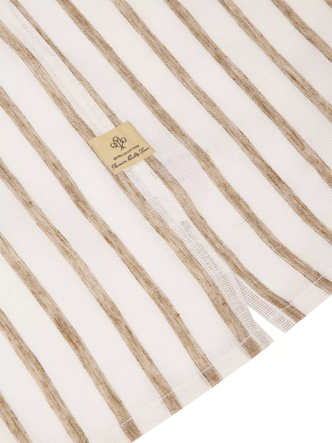 Thomas Scott Men Premium Vertical Stripes Cotton & Linen Casual Shirt