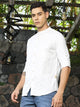Pista Premium Linen Slim Fit Opaque Striped Casual Shirt For Men