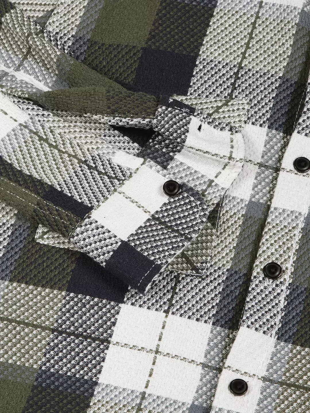 Thomas Scott Men Premium Tartan Checked Casual Shirt