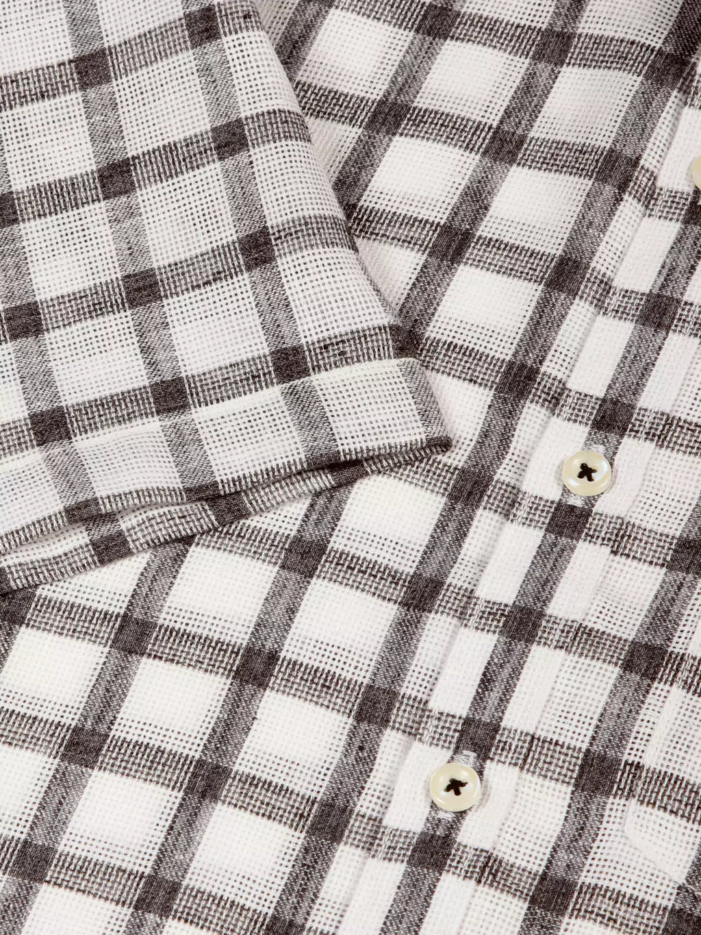 Thomas Scott Men Premium Tartan Checks Checked Cotton & Linen Casual Shirt