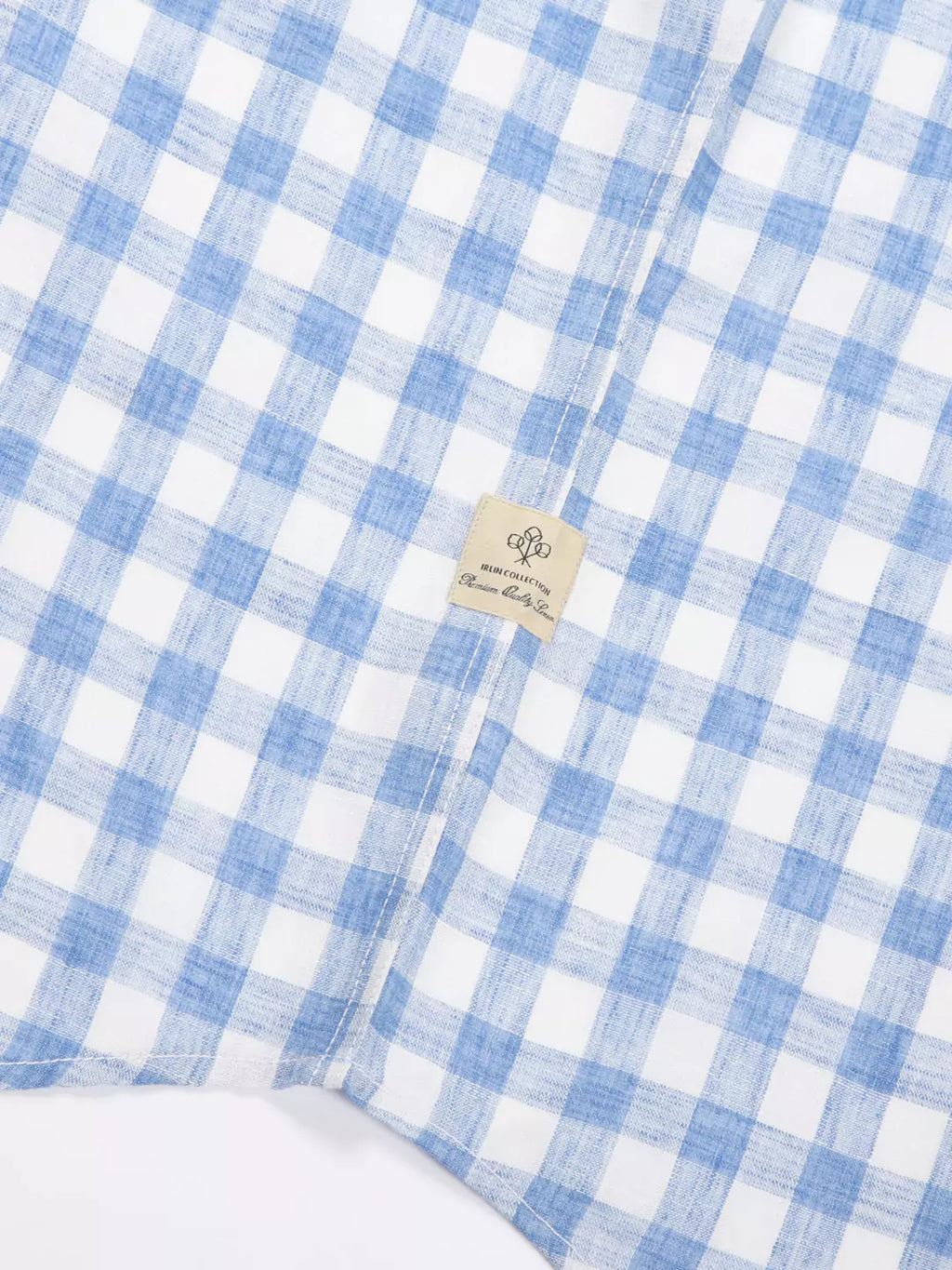 Thomas Scott Men Premium Slim Fit Checked Spread Collar Linen Cotton Casual Shirt