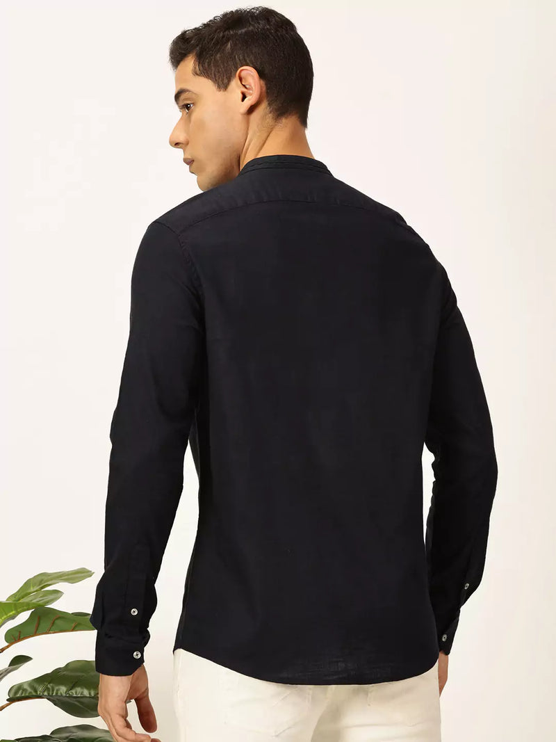 Thomas Scott Men Premium Slim Fit Opaque Casual Shirt