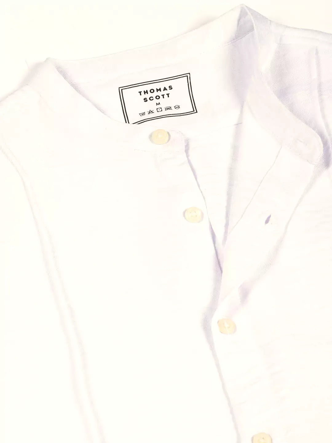 Thomas Scott Men Premium Slim Fit Textured Casual Shirt