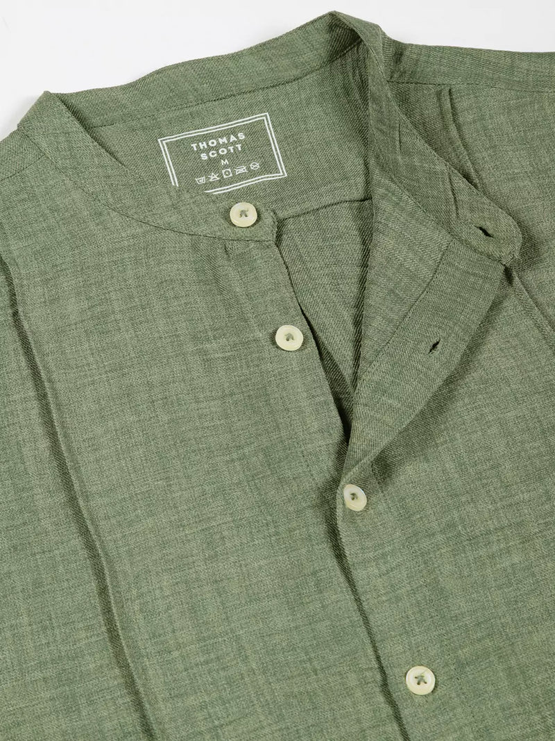 Thomas Scott Men Premium Slim Fit Textured Casual Shirt