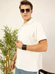 Thomas Scott Men Classic Spread Collar Solid Oversized Casual Shirt