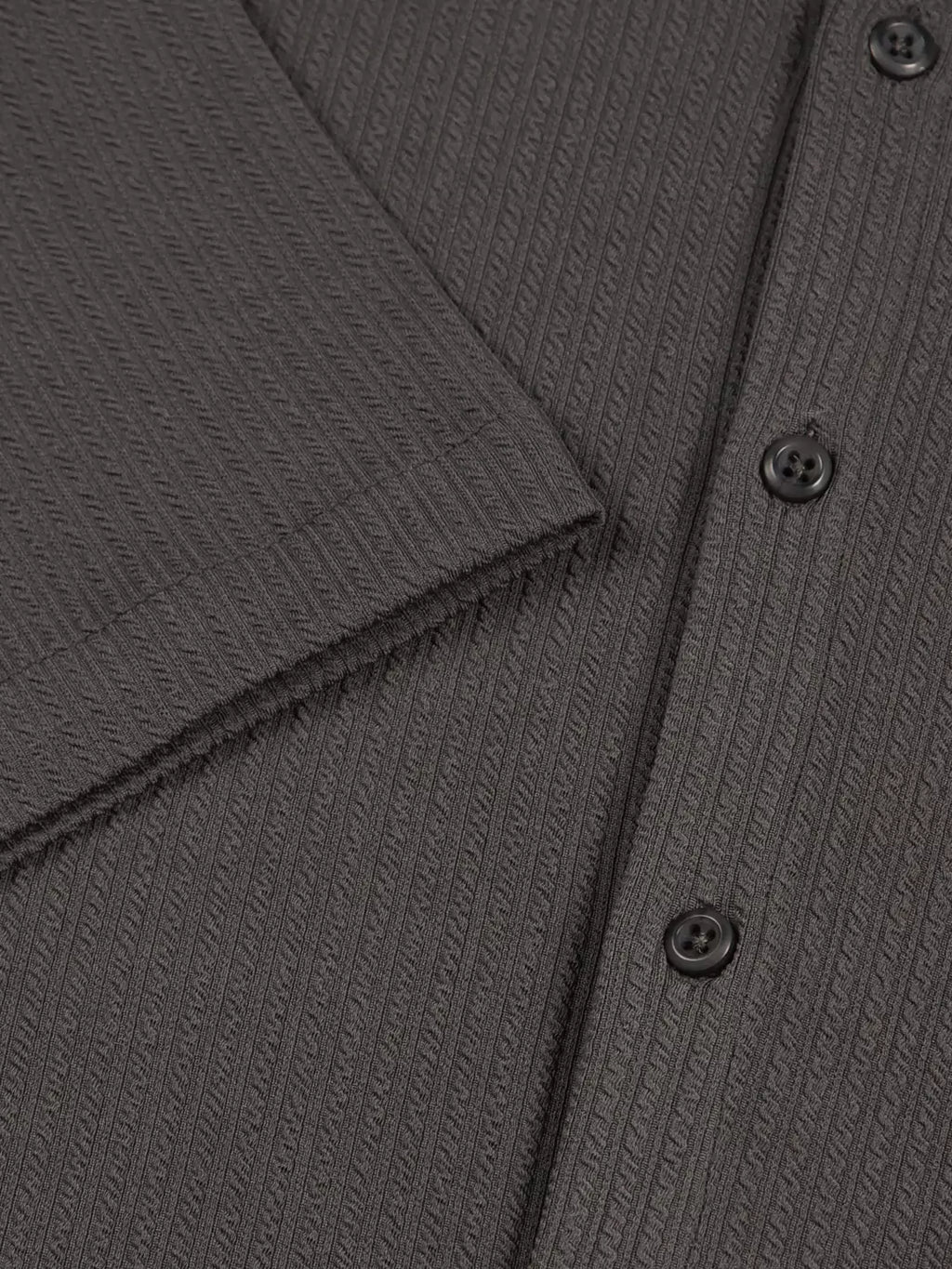 Thomas Scott Men Premium Slim Fit Vertical Stripes Textured Casual Shirt