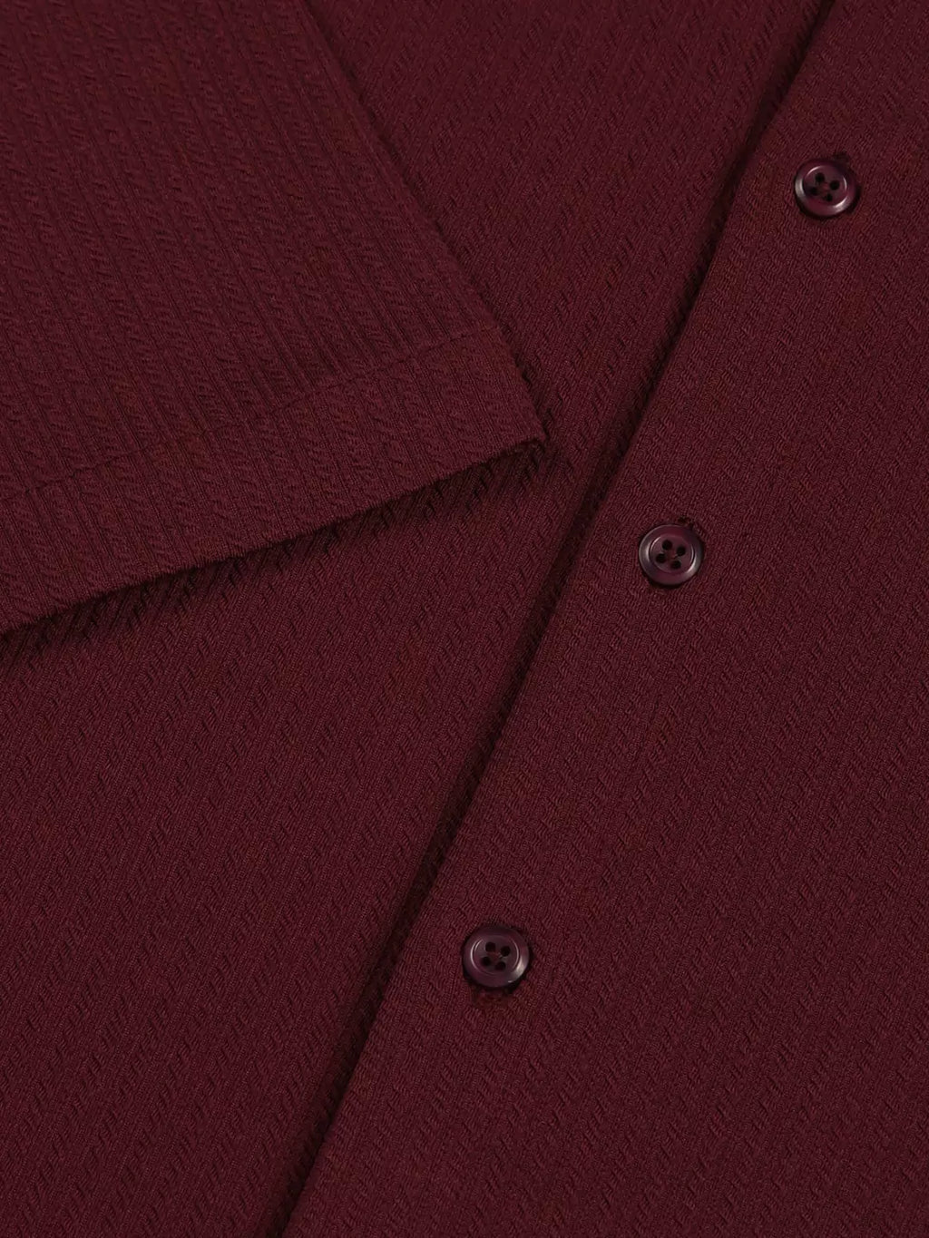 Thomas Scott Men Premium Slim Fit Vertical Stripes Textured Casual Shirt