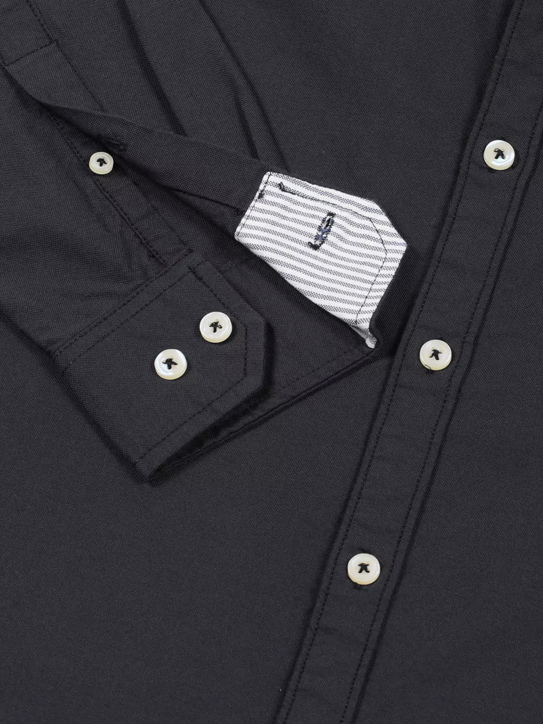 Thomas Scott Men Premium Button-Down Collar Solid Cotton Slim Fit Casual Shirt