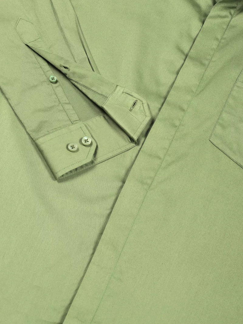 Thomas Scott Men Premium Cutaway Collar Solid Cotton Formal Shirt