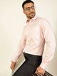 Thomas Scott Men Premium Cutaway Collar Solid Cotton Formal Shirt