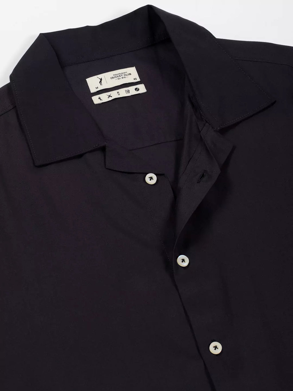 Thomas Scott Men Premium Cuban Collar Solid Oversized Casual Shirt