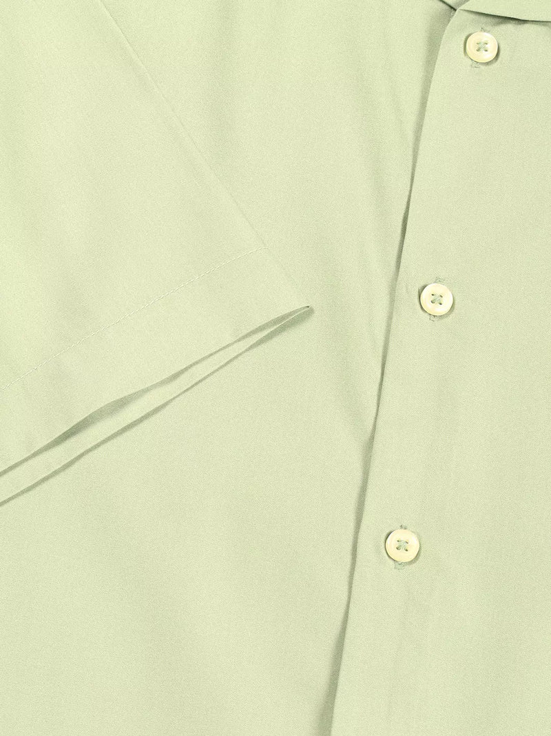 Thomas Scott Men Premium Cuban Collar Solid Oversized Casual Shirt