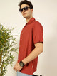 Thomas Scott Men Premium Cuban Collar Solid Oversized Casual Shirt