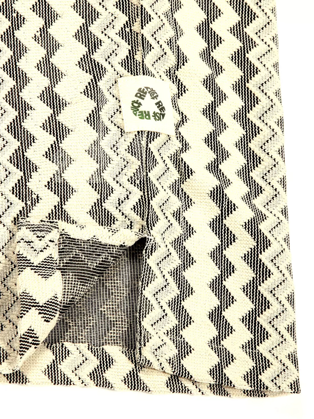 Thomas Scott Men Self Design Chevron Cotton Regular Fit Semi-Sheer Casual Crochet Shirt