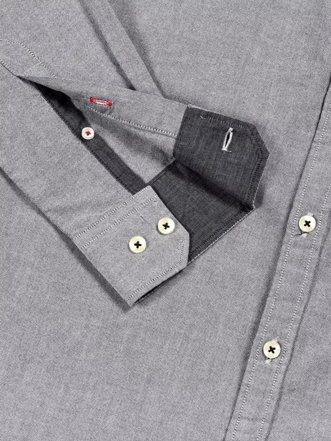 Thomas Scott Men Premium Spread Collar Semiformal Shirt