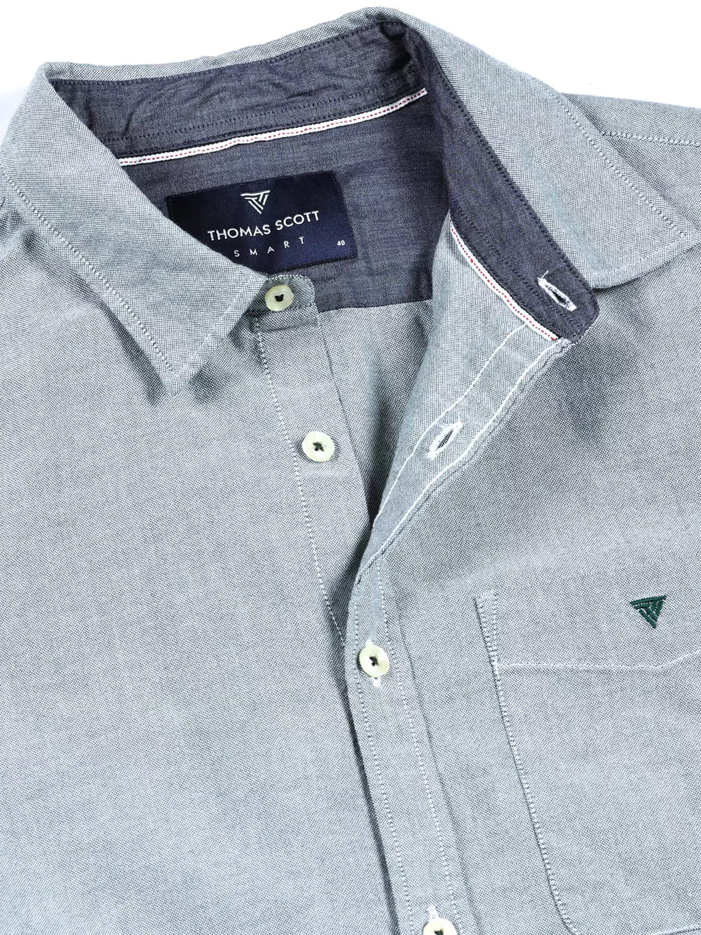 Thomas Scott Men Premium Spread Collar Semiformal Shirt