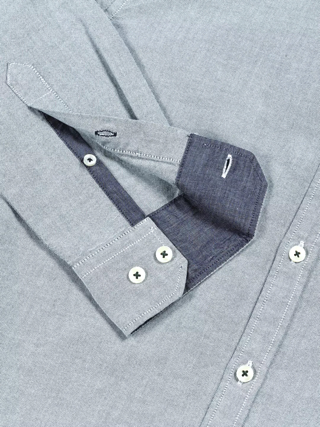 Thomas Scott Men Premium Spread Collar Semiformal Shirt