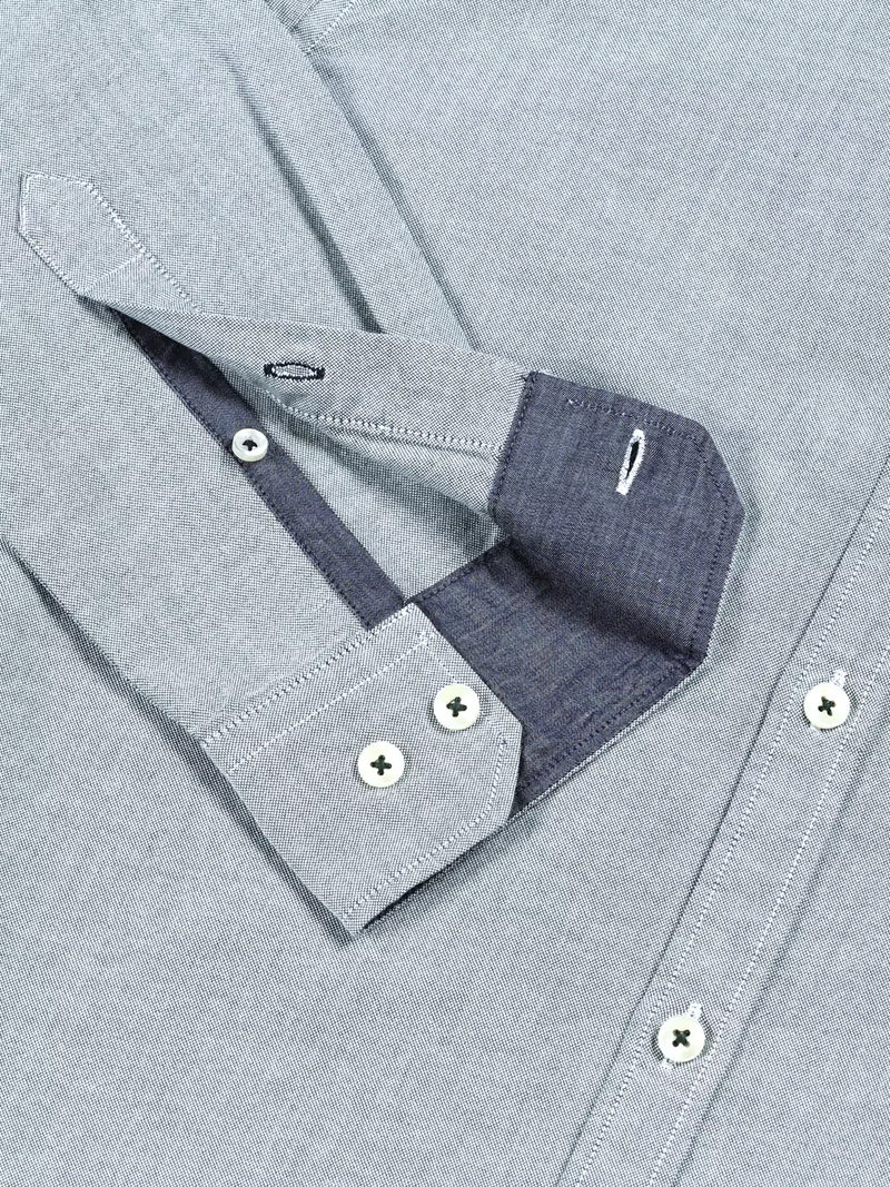 Thomas Scott Men Premium Spread Collar Semiformal Shirt