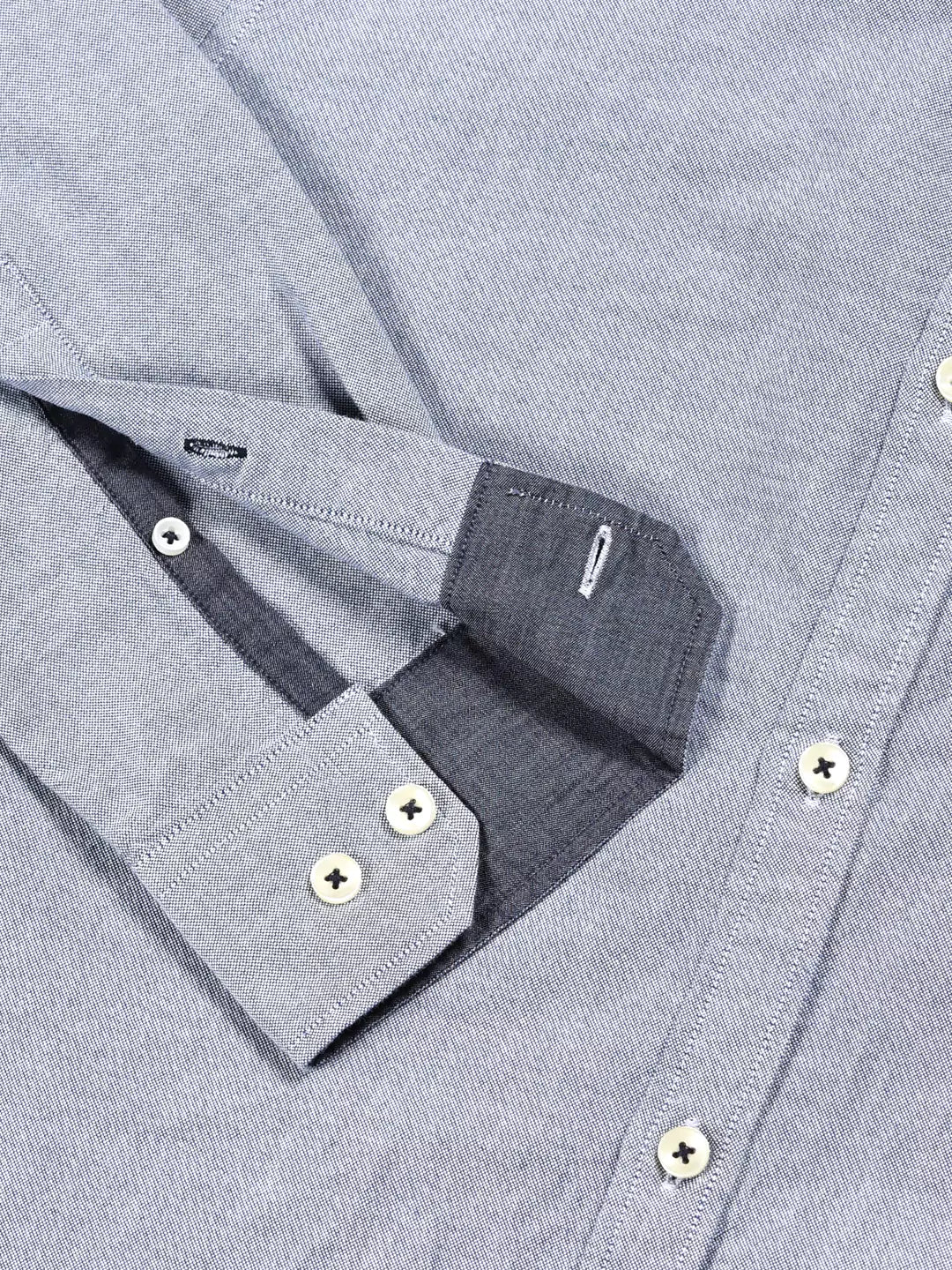 Thomas Scott Men Premium Spread Collar Semiformal Shirt